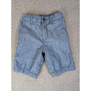 Oshkosh B'gosh Kids Denim Pants Size 6/6a Blue Adjustable Waist 7" Inseam
